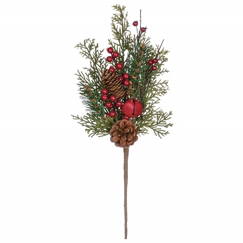 Pine Bell Berry Pick - Christmas - artificial Christmas branches